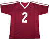 Texas A&M Aggies Johnny Manziel Autographed Maroon Jersey "Johnny F'cking Football" Beckett BAS Witness Stock #262052