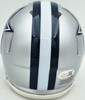 George Pickens Autographed Dallas Cowboys Silver Speed Mini Helmet JSA Witness Stock #262391