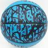 Kon Knueppel Autographed Charlotte Hornets Purple Graffiti Logo Basketball Fanatics Holo Stock #262374