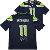 Seattle Seahawks Jaxon Smith-Njigba Autographed Blue Nike Jersey Size XL Fanatics Holo Stock #262364