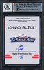 Ichiro Suzuki Autographed 2025 Hall of Fame Card Seattle Mariners Artist Jose Ceja #/51 Auto Grade Gem Mint 10 Beckett BAS Stock #262413