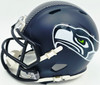 Earl Thomas III Autographed Seattle Seahawks Blue Speed Mini Helmet Beckett BAS Witness Stock #262449