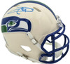 Earl Thomas III Autographed Seattle Seahawks Cream Retro Speed Mini Helmet Beckett BAS Witness Stock #262452