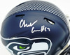 Charles Cross Autographed Seattle Seahawks Blue Super Bowl LX Champions Logo Speed Mini Helmet MCS Holo Stock #262468