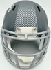 AJ Barner Autographed Seattle Seahawks Slate Gray Speed Mini Helmet Beckett BAS Witness Stock #262485