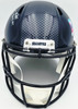 Ernest Jones IV Autographed Seattle Seahawks Blue Full Size Super Bowl LX Champions Logo Speed Replica Helmet "The Darkside" MCS Holo Stock #262477