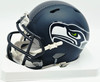 Richard Sherman Autographed Seattle Seahawks Blue Speed Mini Helmet RS Holo #12720