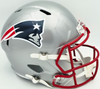 Unsigned New England Patriots Silver Speed Replica Full Size Helmet SKU #262573