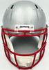 Unsigned New England Patriots Silver Speed Replica Full Size Helmet SKU #262573