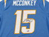 Los Angeles Chargers Ladd McConkey Autographed Powder Blue Nike Dri-Fit Jersey Size XL Beckett BAS QR #WB06431