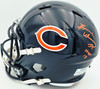 Brian Urlacher Autographed Chicago Bears Blue Full Size Speed Replica Helmet "HOF 18" Beckett BAS Witness #4W469048
