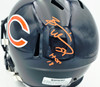 Brian Urlacher Autographed Chicago Bears Blue Full Size Speed Replica Helmet "HOF 18" Beckett BAS Witness #4W469048