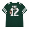 New York Jets Joe Namath Autographed Green Nike Dri-Fit Jersey Size XL Beckett BAS Witness #1W537569