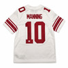 New York Giants Eli Manning Autographed White Nike Dri-Fit Jersey Size L Fanatics Holo #XP14361539
