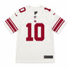 New York Giants Eli Manning Autographed White Nike Dri-Fit Jersey Size L Fanatics Holo #XP14361539