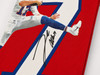 Buffalo Bills Josh Allen Autographed Red Hand Painted Nike Dry-Fit Jersey Size XL Beckett BAS Witness #1W462473