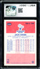 Jack Sikma Autographed 1986 Fleer Card #102 Seattle Supersonics Auto Grade Gem Mint 10 CGC x JSA #6131791234