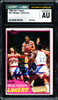 Magic Johnson Autographed 1981-82 Topps Card #21 Los Angeles Lakers (Off-Center) (Smudged) CGC x JSA #6131791154