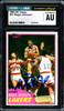 Magic Johnson Autographed 1981-82 Topps Card #21 Los Angeles Lakers CGC x JSA #6131791153