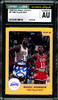 Magic Johnson Autographed 1986 Star Card #9 Los Angeles Lakers CGC x JSA #6131791189