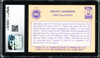 Magic Johnson Autographed 1986 Star Card #9 Los Angeles Lakers CGC x JSA #6131791190