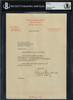 Paul Bear Bryant Autographed 1968 Letter Alabama Crimson Tide Beckett BAS #19814828