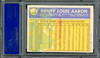 Hank Aaron Autographed 1970 Topps Card #500 Atlanta Braves PSA/DNA #6512641