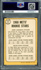 Nolan Ryan Autographed 1968 Topps Rookie Card #177 New York Mets PSA 4 Auto Grade Gem Mint 10 PSA/DNA #64992671