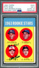 Pete Rose Autographed 1963 Topps Rookie Card #537 Cincinnati Reds PSA 5 Auto Grade Gem Mint 10 "1963 ROY" PSA/DNA #73045496