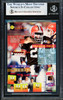 Eric Turner Autographed 1995 Stadium Club Card #297 Cleveland Browns Beckett BAS #19958662