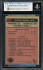 Mike Webster Autographed 1980 Topps Card #494 Pittsburgh Steelers Beckett BAS #19831465