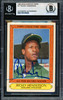 Rickey Henderson Autographed 1985 Topps Woolworth's Card #17 Oakland A's Beckett BAS #19829888
