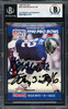 Reggie White Autographed 1990 Pro Set Card #423 Philadelphia Eagles Beckett BAS #19831470