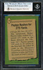Walter Payton Autographed 1978 Topps Card #3 Chicago Bears Beckett BAS #19830104