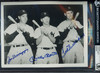 Mickey Mantle, Joe Dimaggio & Ted Williams Autographed 8x10 Photo Auto Grade Mint 9 Beckett BAS #19814836
