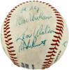 Dave Niehaus & 7 Others Autographed Official Feeney NL Baseball Seattle Mariners "Oh My" SKU #263386
