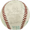 1979 Seattle Mariners Team Autographed Official MacPhail AL Baseball With 27 Signatures SKU #263388