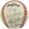 Dave Niehaus & 7 Others Autographed Official Feeney NL Baseball SKU #263389