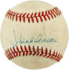 Hank Aaron Autographed Official NL Baseball Atlanta Braves Beckett BAS #AE85121
