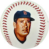 Ted Williams Autographed Official Fotoball Baseball Boston Red Sox Beckett BAS #AE85114