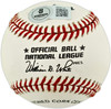 Hank Aaron Autographed Official NL Baseball Atlanta Braves Beckett BAS #AE85122