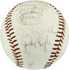 1973 New York Yankees Autographed Official MacPhail AL Baseball With 21 Signatures Including Thurman Munson Beckett BAS #AE85549