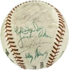 1971 New York Yankees Autographed Official Pro League Baseball With 23 Signatures Including Thurman Munson Beckett BAS #AE85552
