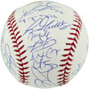 2007 World Series Champs Autographed Official WS Logo Baseball Boston Red Sox With 27 Signatures Including Pedroia & Varitek MLB Holo #BB680704