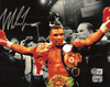Mike Tyson Autographed 8x10 Photo Belts Beckett BAS #BE17766