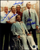 Sandy Koufax, Duke Snider, Pee Wee Reese, & Don Drysdale Autographed 8x10 Photo Dodger Hall of Famers Beckett BAS #AE85161
