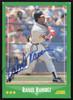 Rafael Ramirez Autographed 1988 Score Card #426 Atlanta Braves SKU #264572