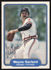 Wayne Garland Autographed 1982 Fleer Card #367 Cleveland Indians SKU #263639