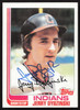 Jerry Dybzinski Autographed 1982 Topps Card #512 Cleveland Indians SKU #263694