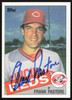 Frank Pastore Autographed 1985 Topps Card #727 Cincinnati Reds SKU #264119